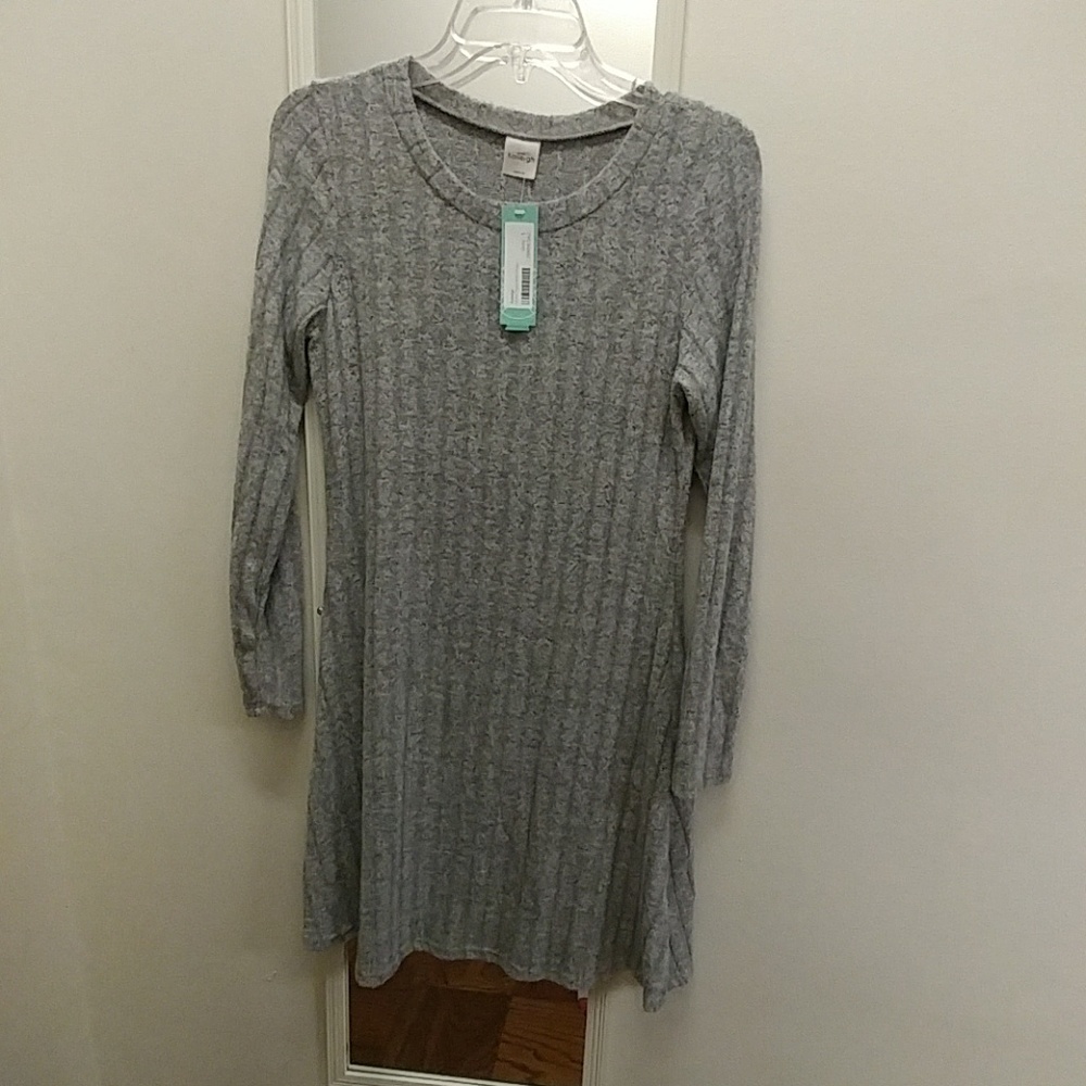 SOLD! Light grey fall dress